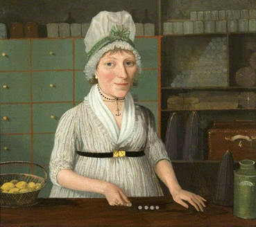 The Woman Shopkeeper c1800